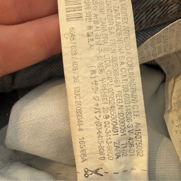 Zara Full Length Wide Leg Jeans - Picture 9 of 10